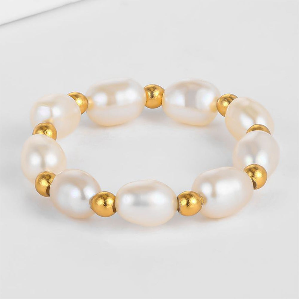 Pierścionek pozłacany