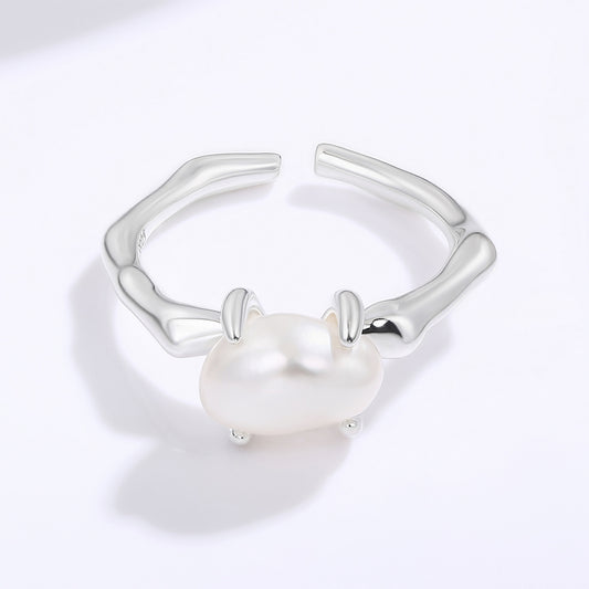 Pierścionek pozłacany