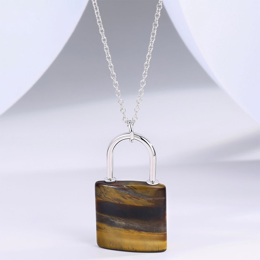 Naszyjnik pozłacany z brązowym kryształem emporia®