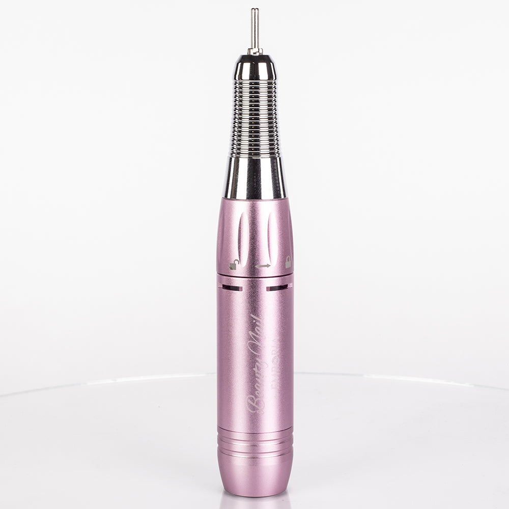 Emporia Beauty Nail Professional Pilnik do paznokci z wymiennymi główkami – różowy