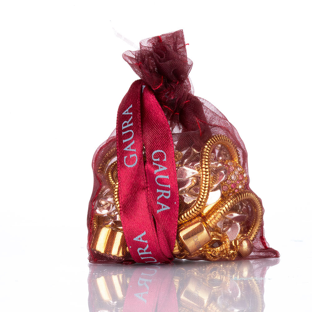 Torebka na biżuterię z efektem satyny Emporia