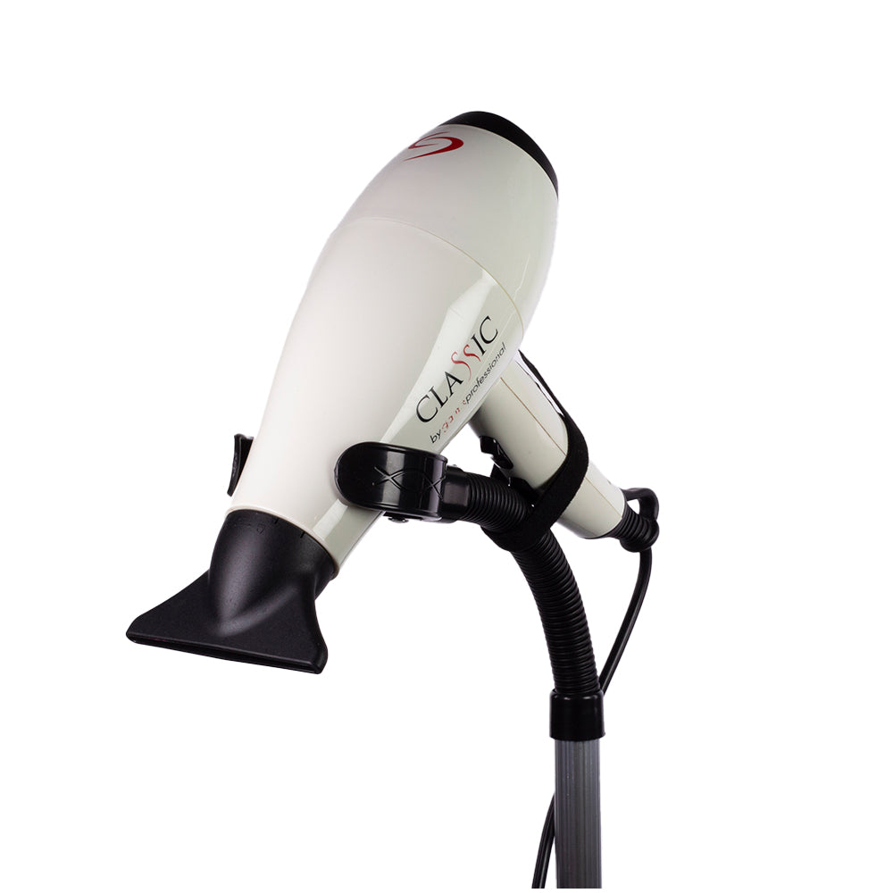 Wielofunkcyjny, regulowany stojak na suszarkę do włosów