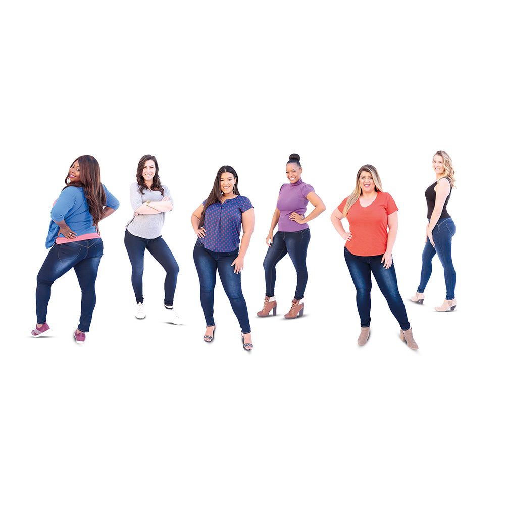 MyFit Jeans Leggings – Legginsy z efektem jeansu, które pasują do każdego typu sylwetki (EU size: 44-50)