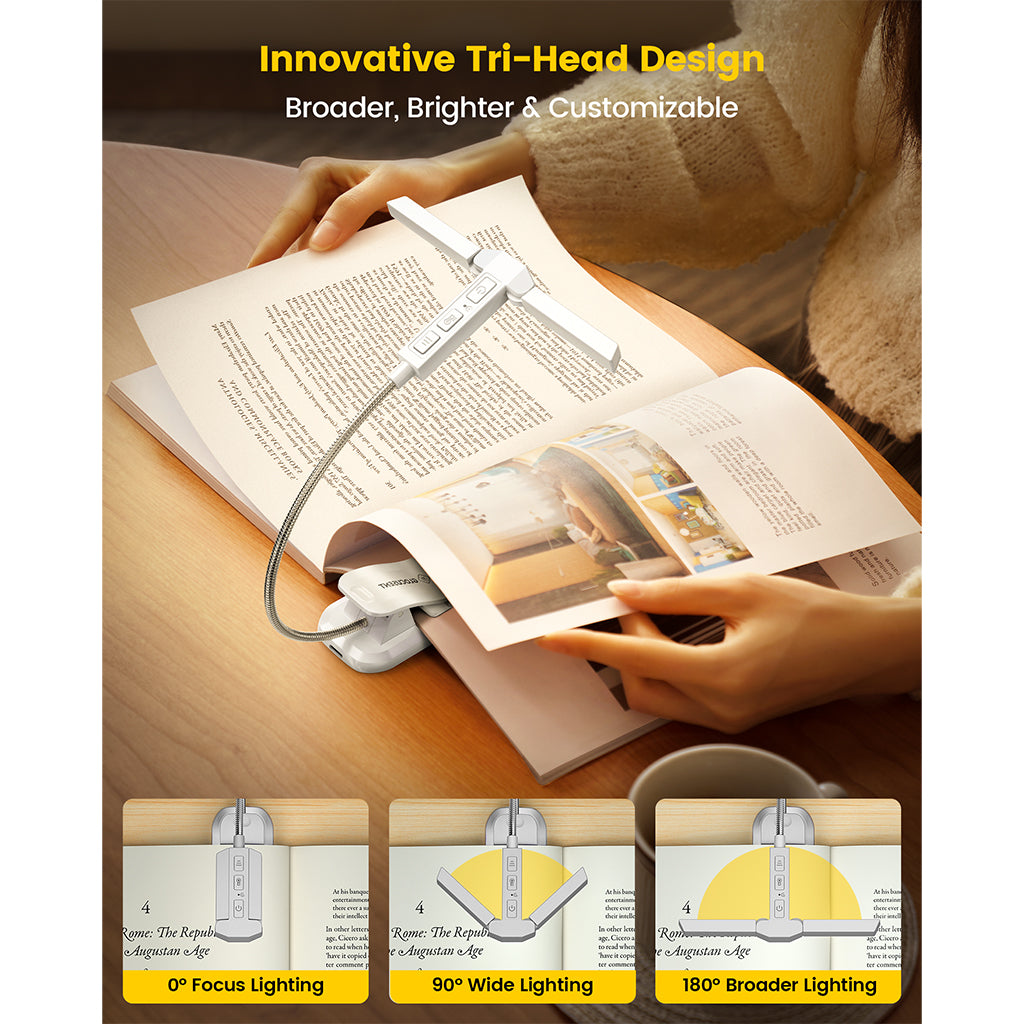 LumeFlex 3-głowicowa lampka do czytania 17