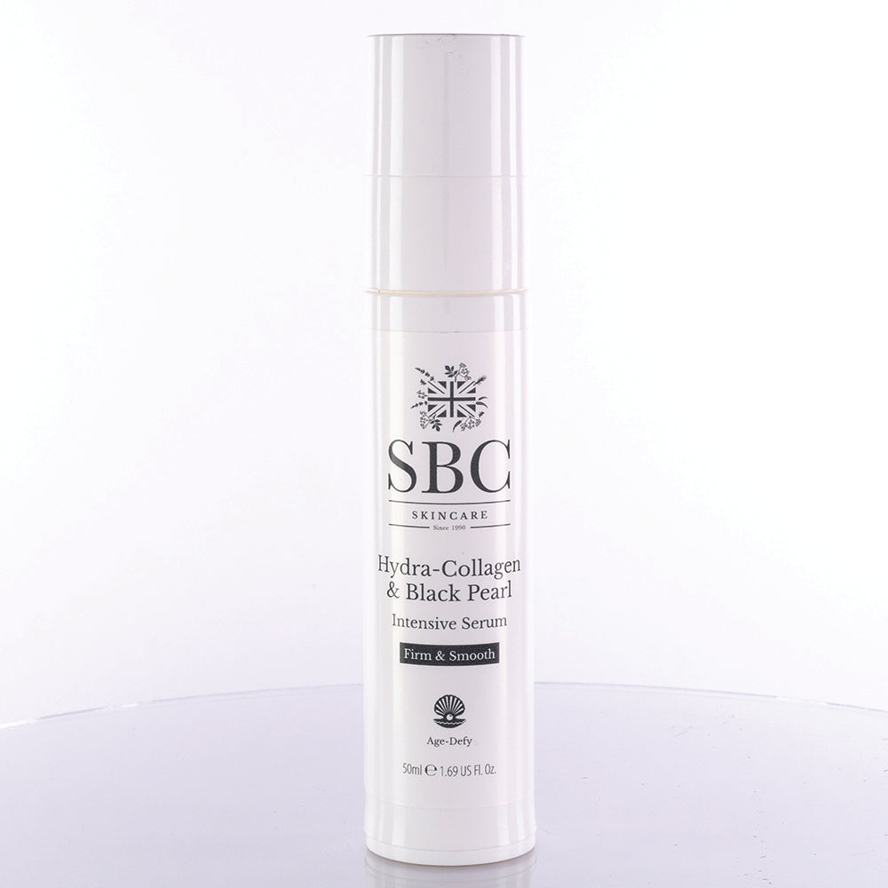 Dwuczęściowa kolekcja SBC z kolagenem i czarną perłą do pielęgnacji skóry