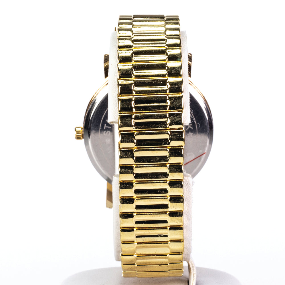 Zegarek damski Excellanc w złotym kolorze z paskiem ze stali nierdzewnej