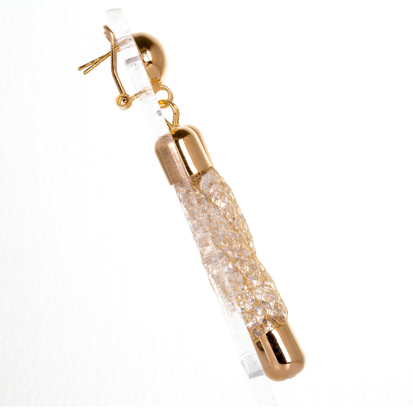 Zestaw pozłacane z kolorowym kryształem emporia®