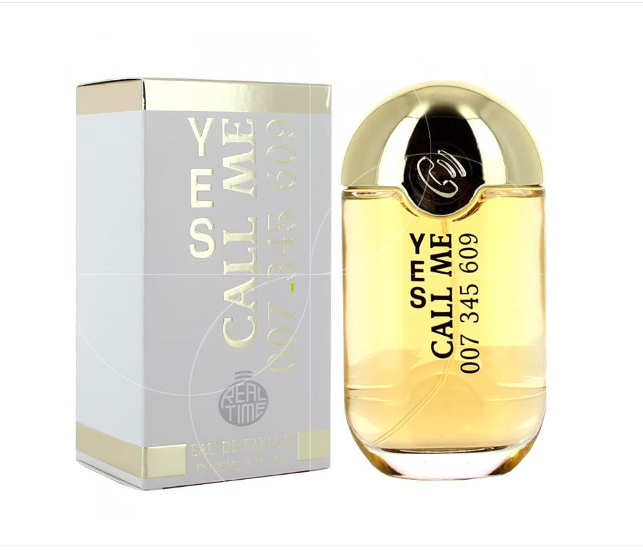 100ml Real Time Yes Call Me, woda perfumowana o kwiatowo-owocowym zapachu ze słodkimi i orientalnymi nutami