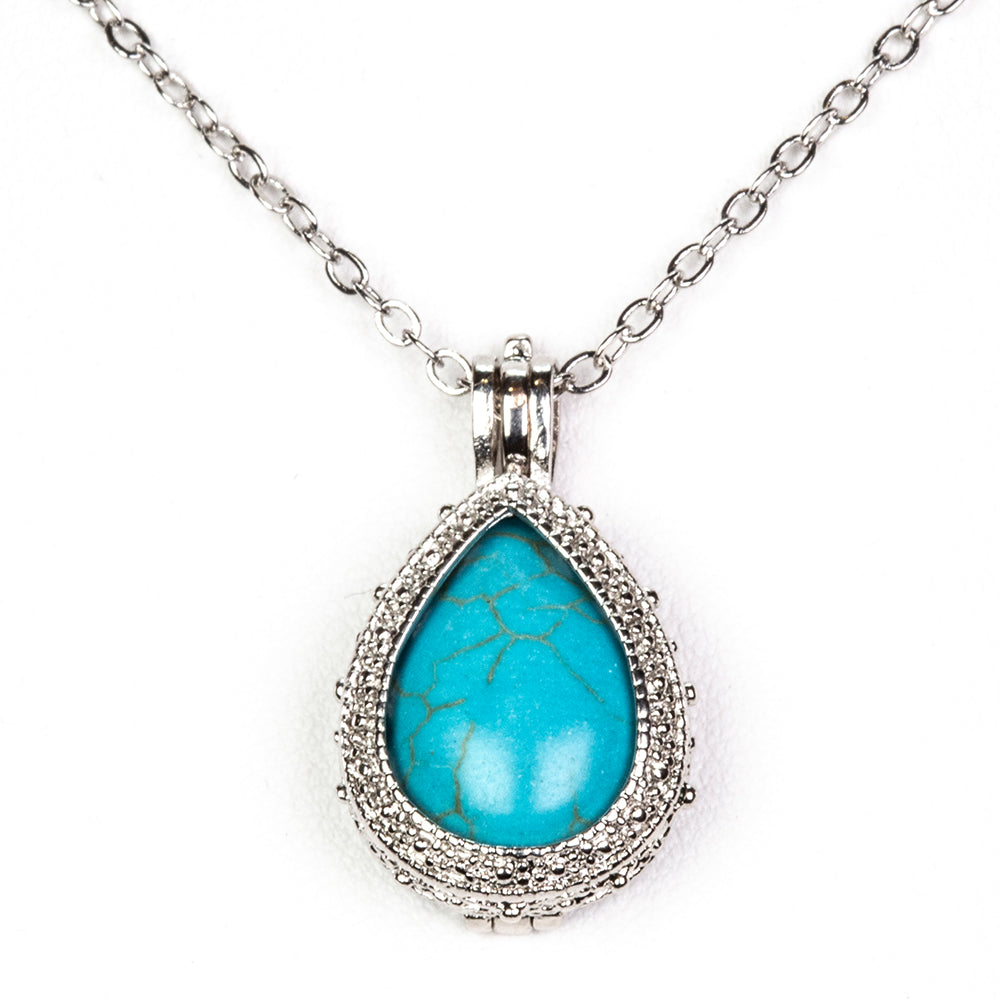 Zestaw z turkusem i ametystem