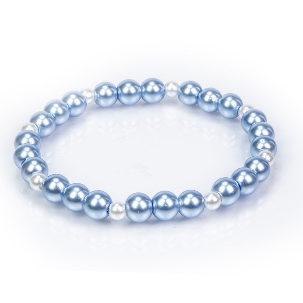 Zestaw Korale ze szklaną perłą ( Bransoletka )