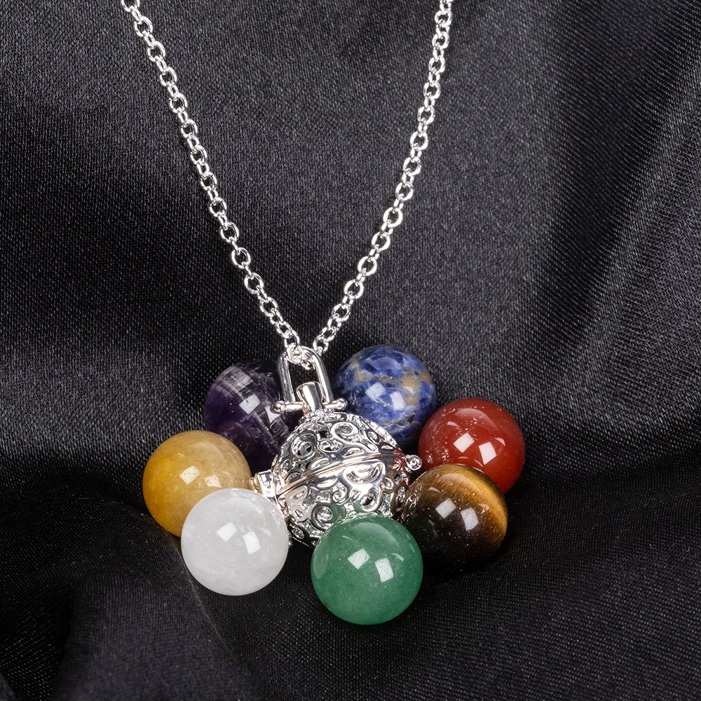 Naszyjnik pozłacany z ametystem i lapisem lazuli ( Naszyjnik+Zawieszka )