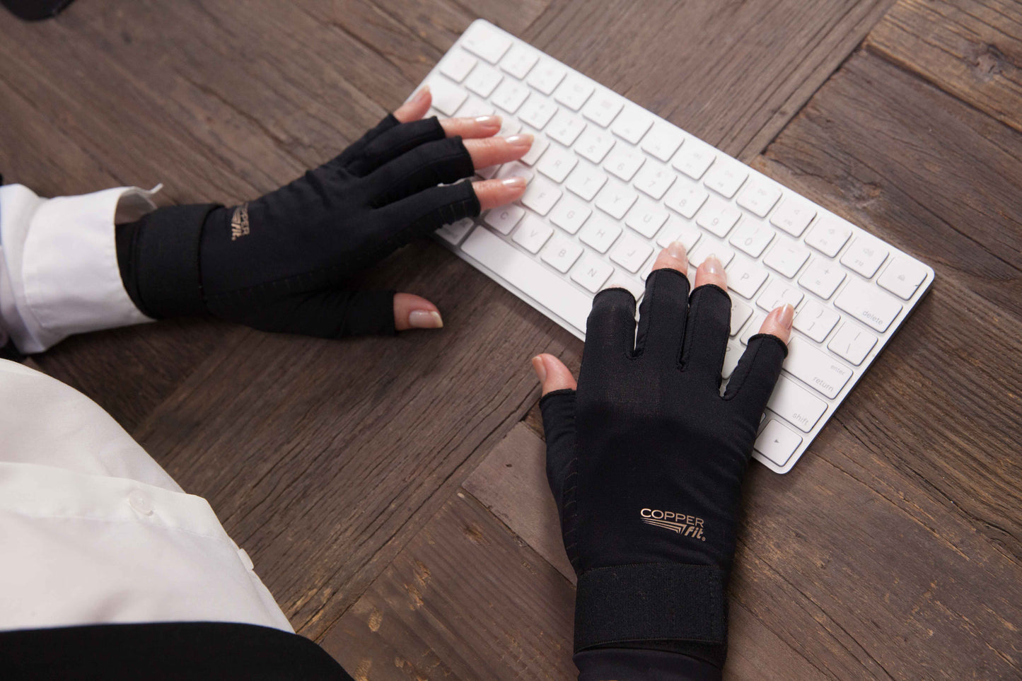 Rękawiczki kompresyjne Copper Fit unisex odciążające dłonie