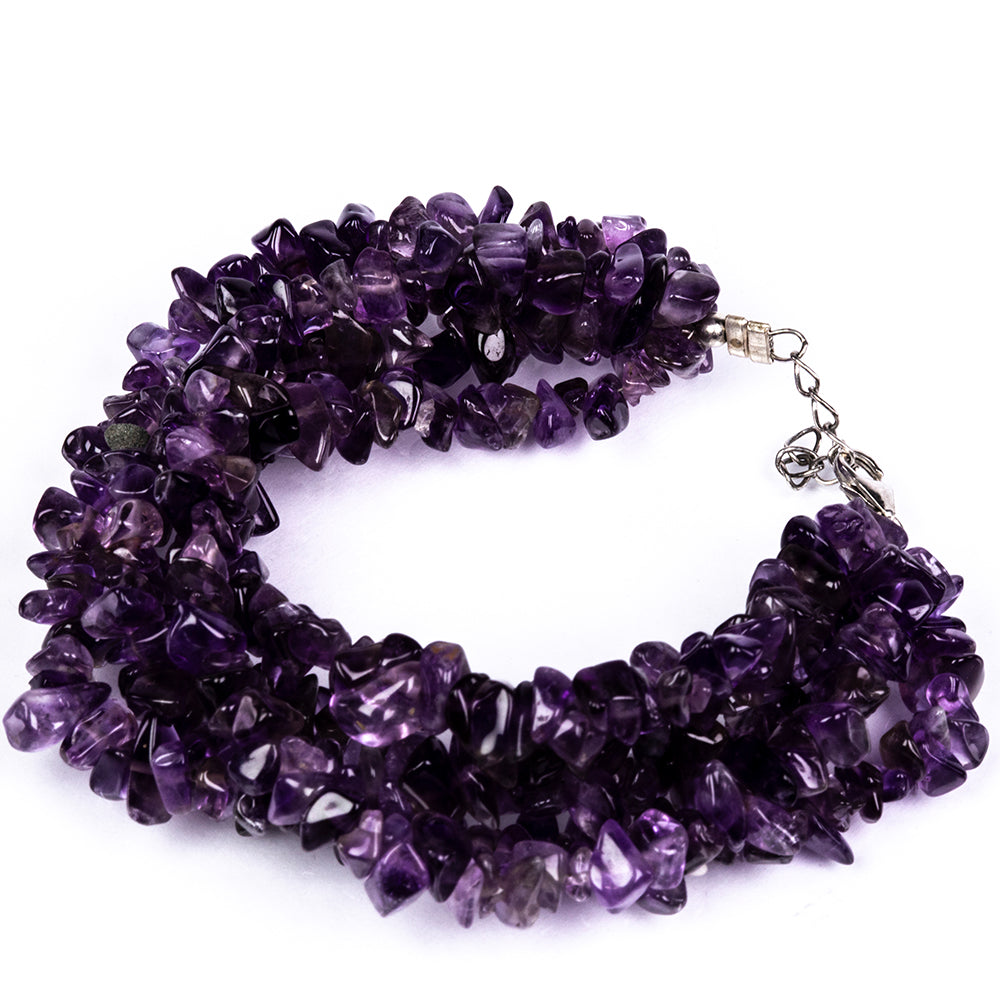 Bransoletka ze srebra próba 925 z ametystem