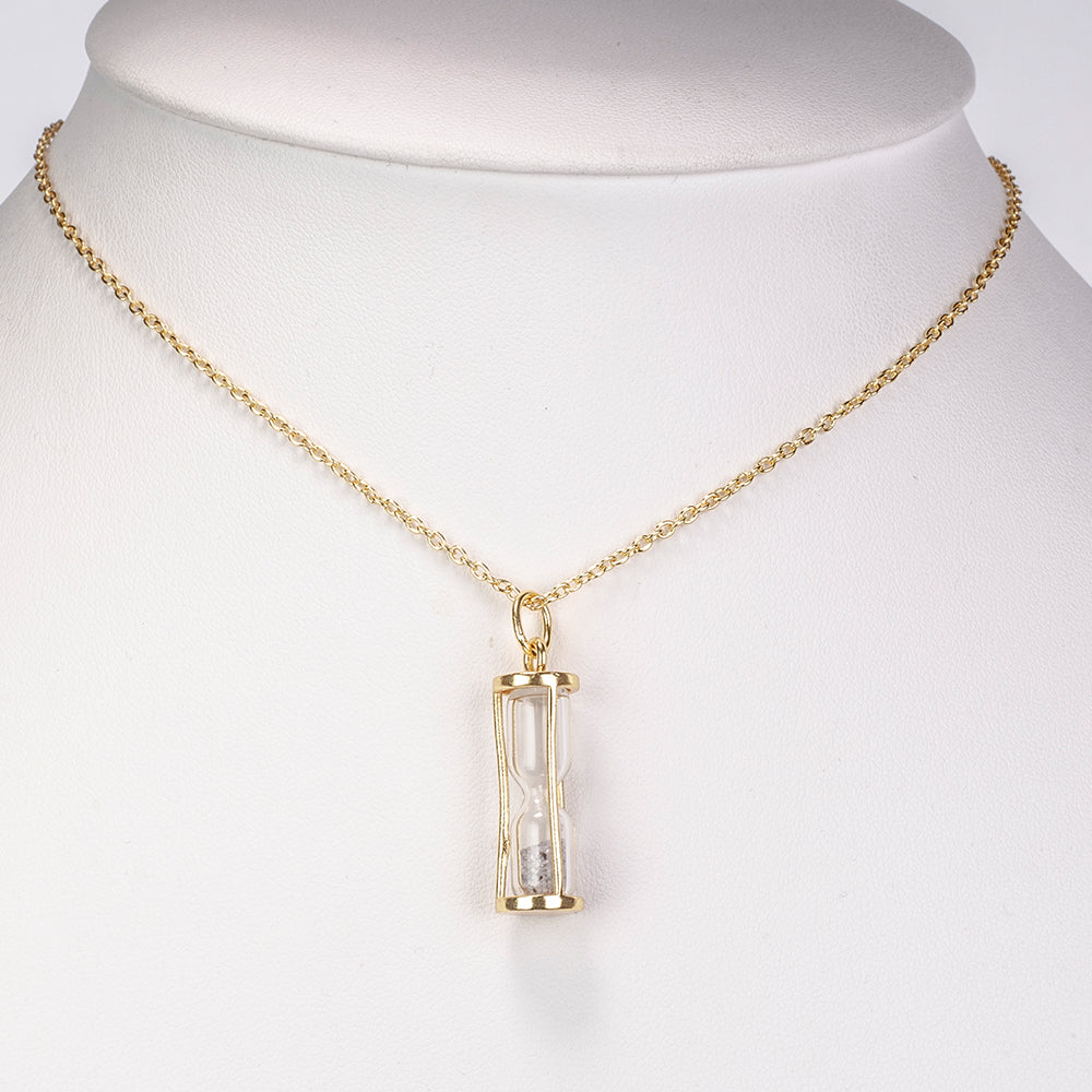 Naszyjnik pozłacany z tanzanitem