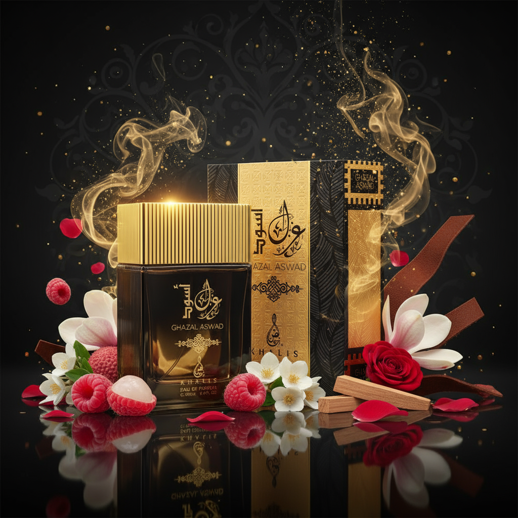 EDP 100 ml "Ghazal Aswad" - kwiatowo-owocowy zapach dla mężczyzn