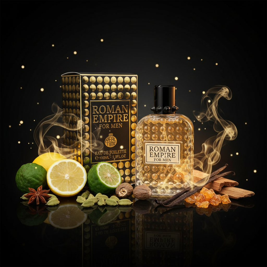 Woda perfumowana "Roman Empire Men" 100 ml – orientalno-drzewny zapach dla mężczyzn