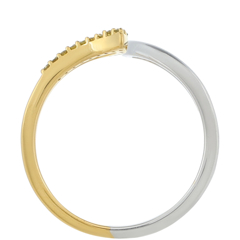 Pierścionek srebrny pozłacany srebra z zielonym diamentem Veronese