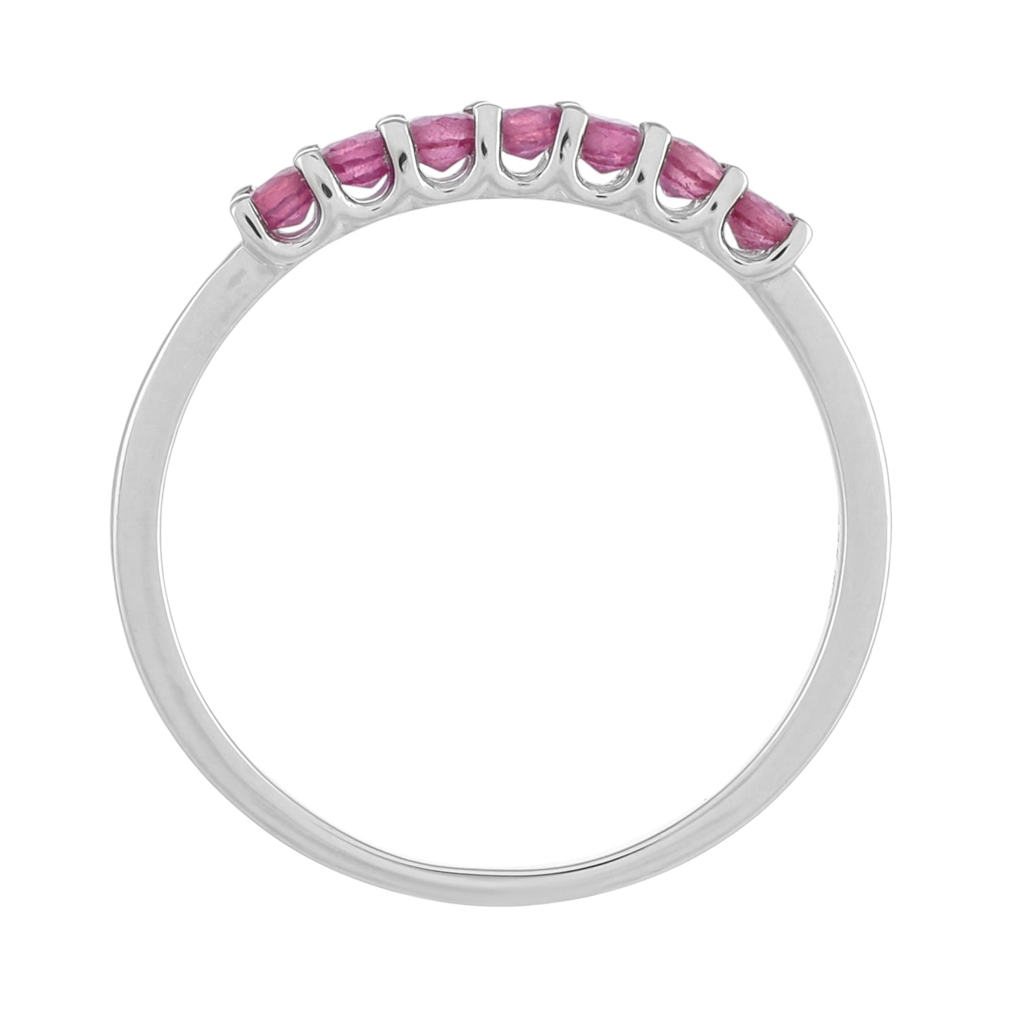 Pierścionek ze srebra próby 925 z tajskim rubinem