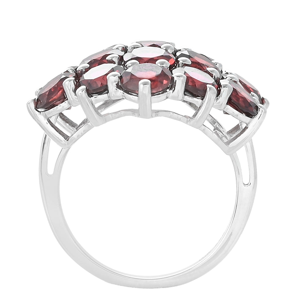 Pierścionek ze srebra próby 925 z granatem rodolitem