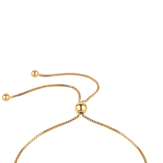 Bransoletka srebrna pozłacana z zielonym diamentem