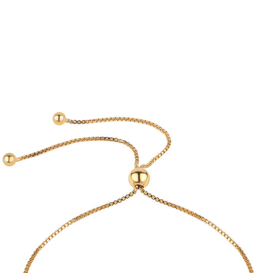 Bransoletka srebrna pozłacana z zielonym diamentem