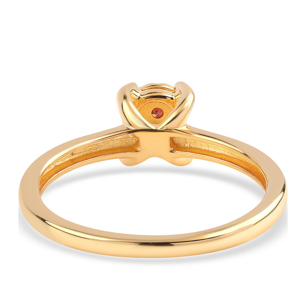 Zestaw srebrne pozłacane z czerwonym diamentem ( Kolczyki+Pierścionek +Zawieszka )