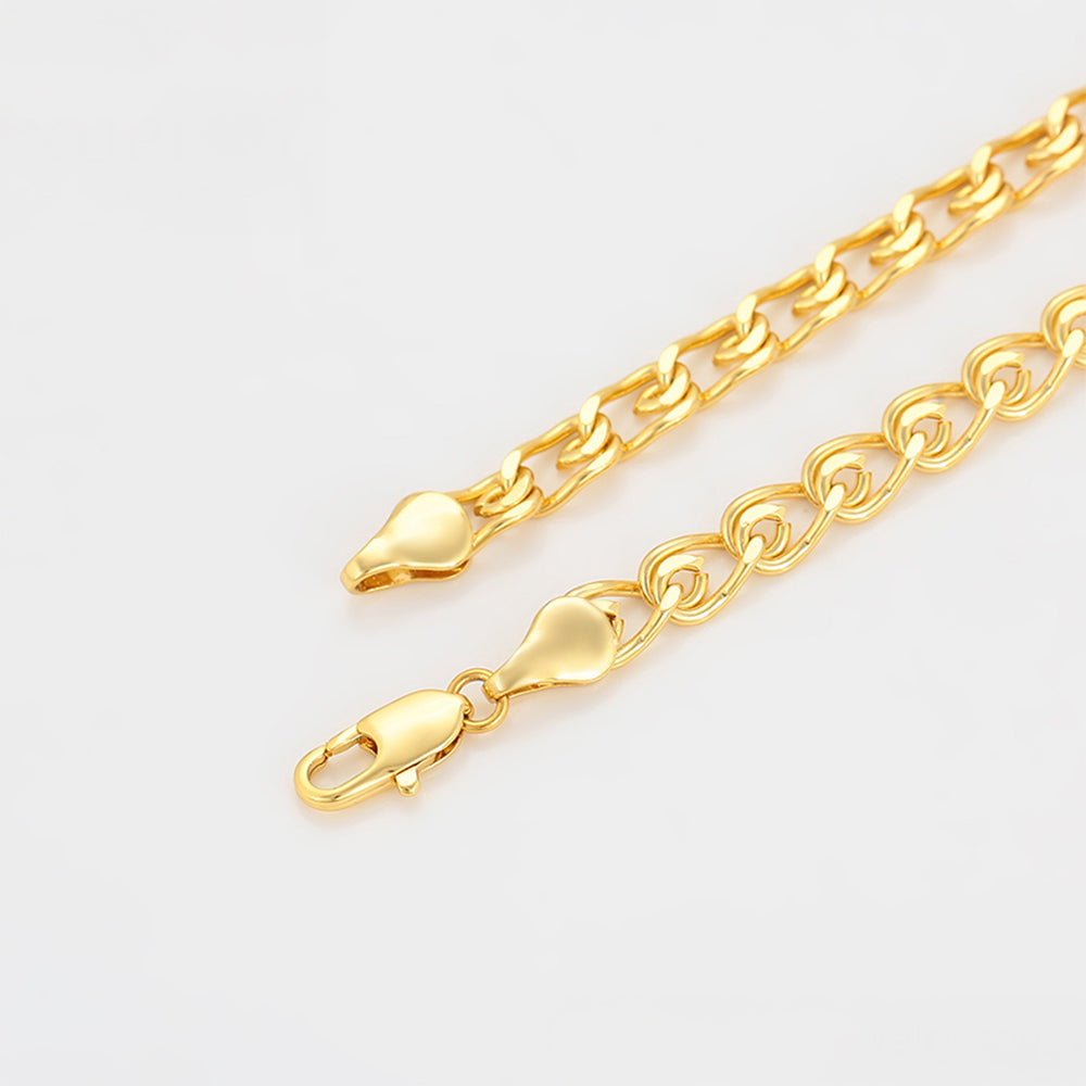 Naszyjnik pozłacany