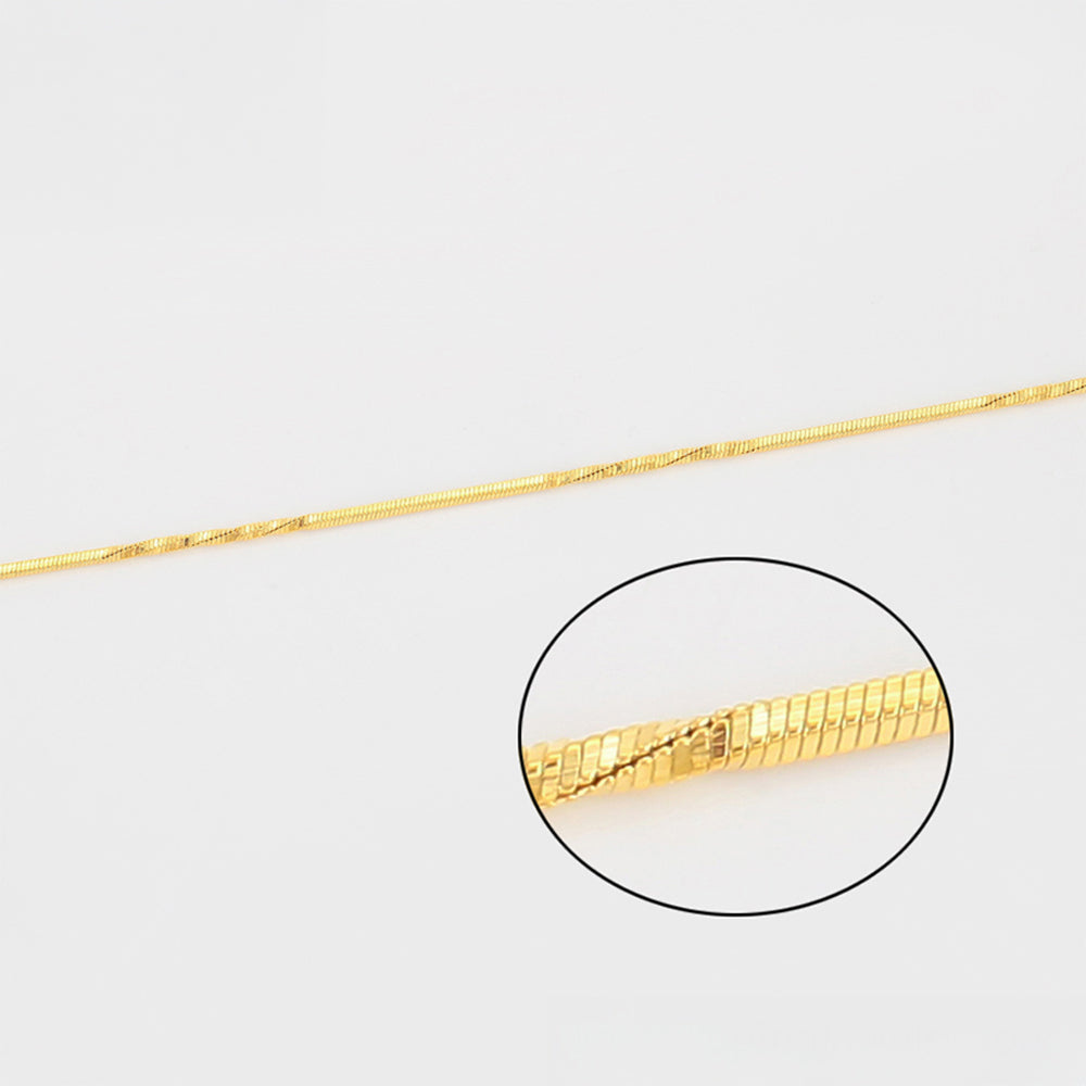 Naszyjnik pozłacany