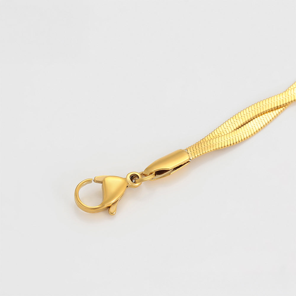 Naszyjnik pozłacany