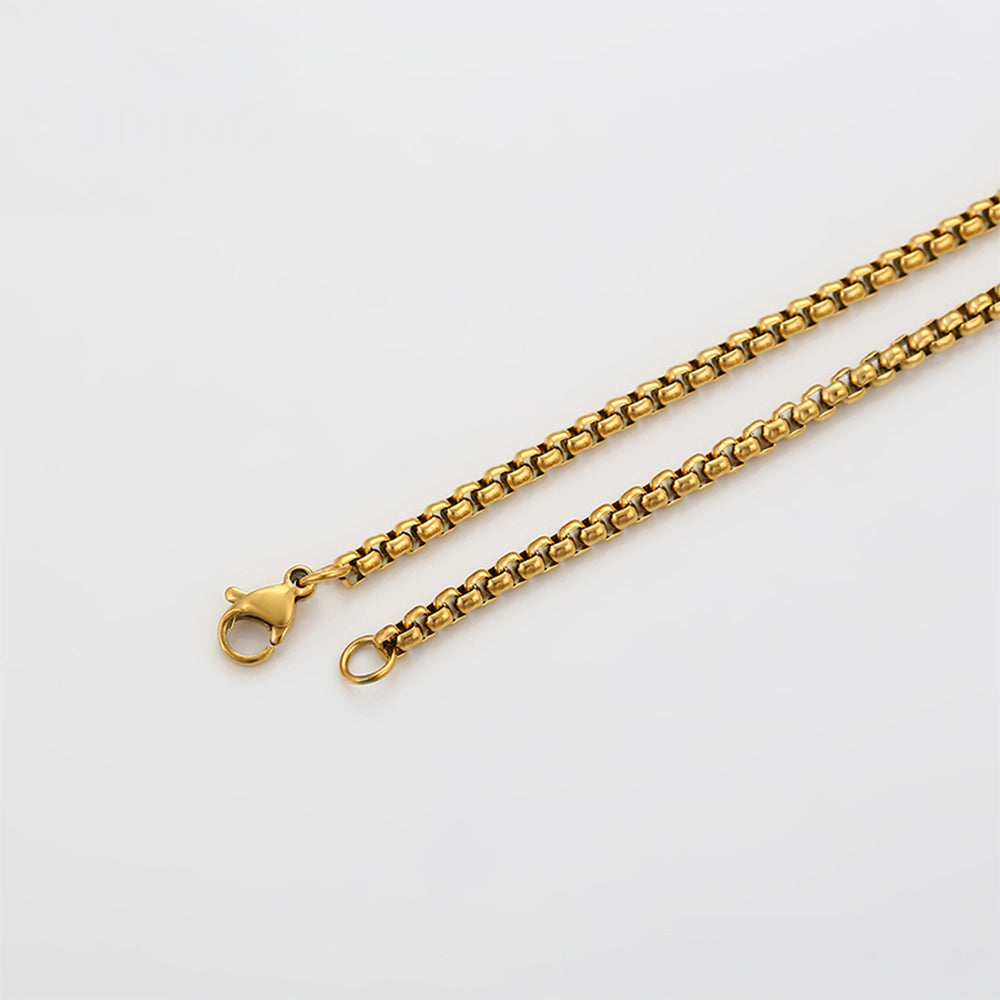 Naszyjnik pozłacany