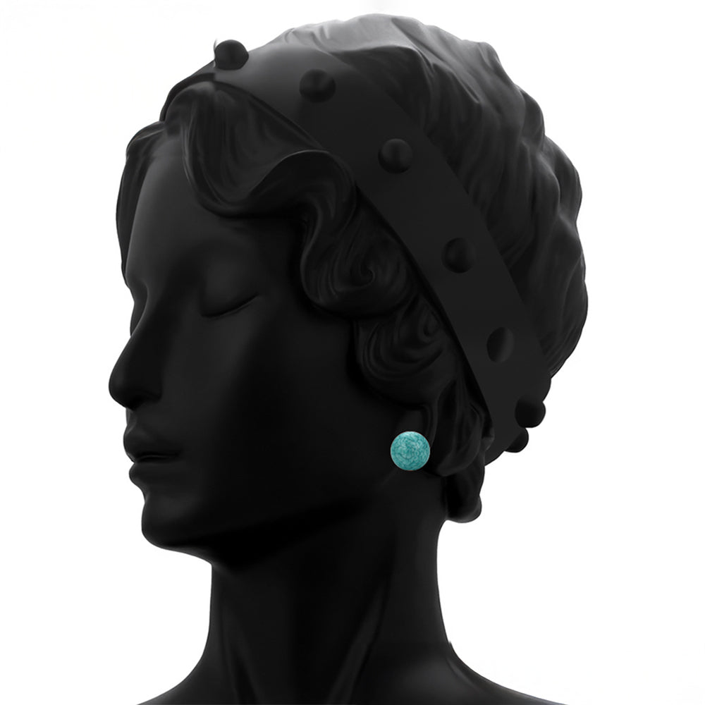 Amulet pozłacany z zielonym kryształem emporia®