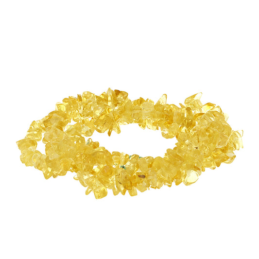 Bransoletka bryłka z cytrynem uralskim