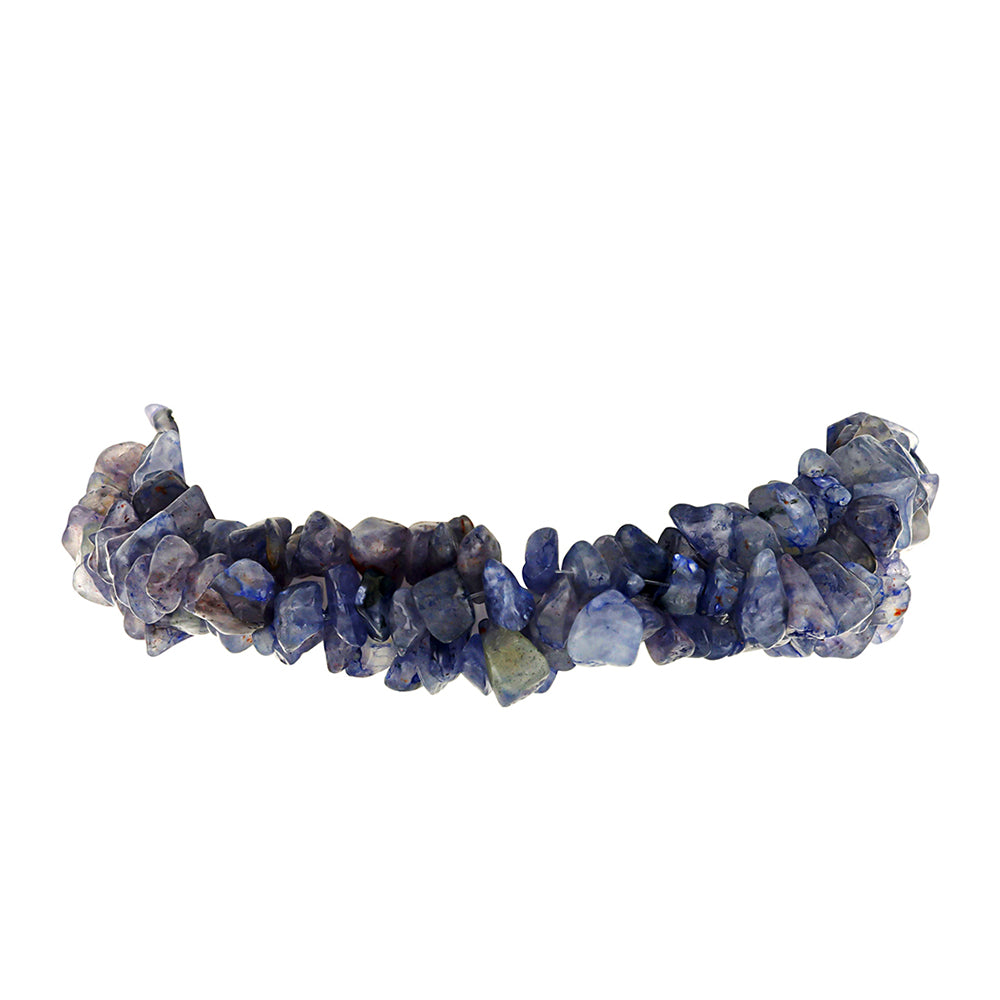 Bransoletka bryłka z iolitem