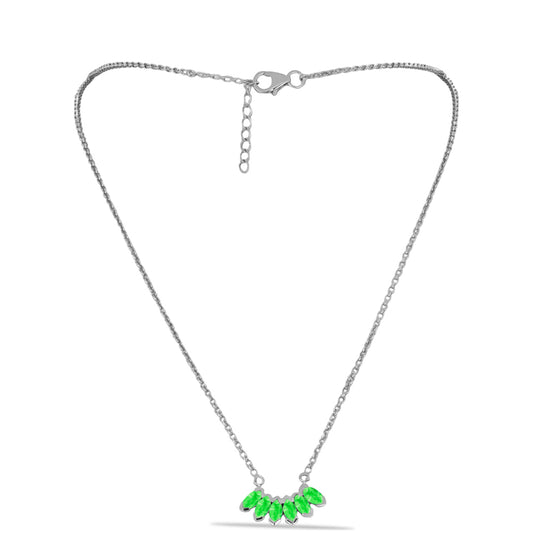 Naszyjnik ze srebra próby 925 z opalem Hyalite