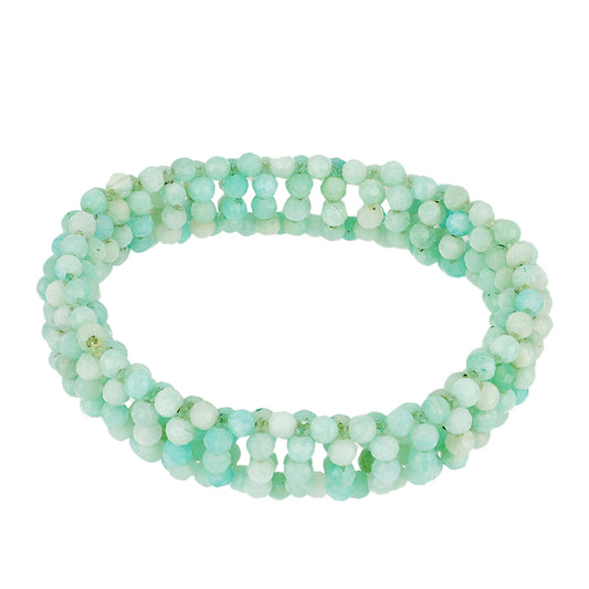 Bransoletka bryłka z amazonitem