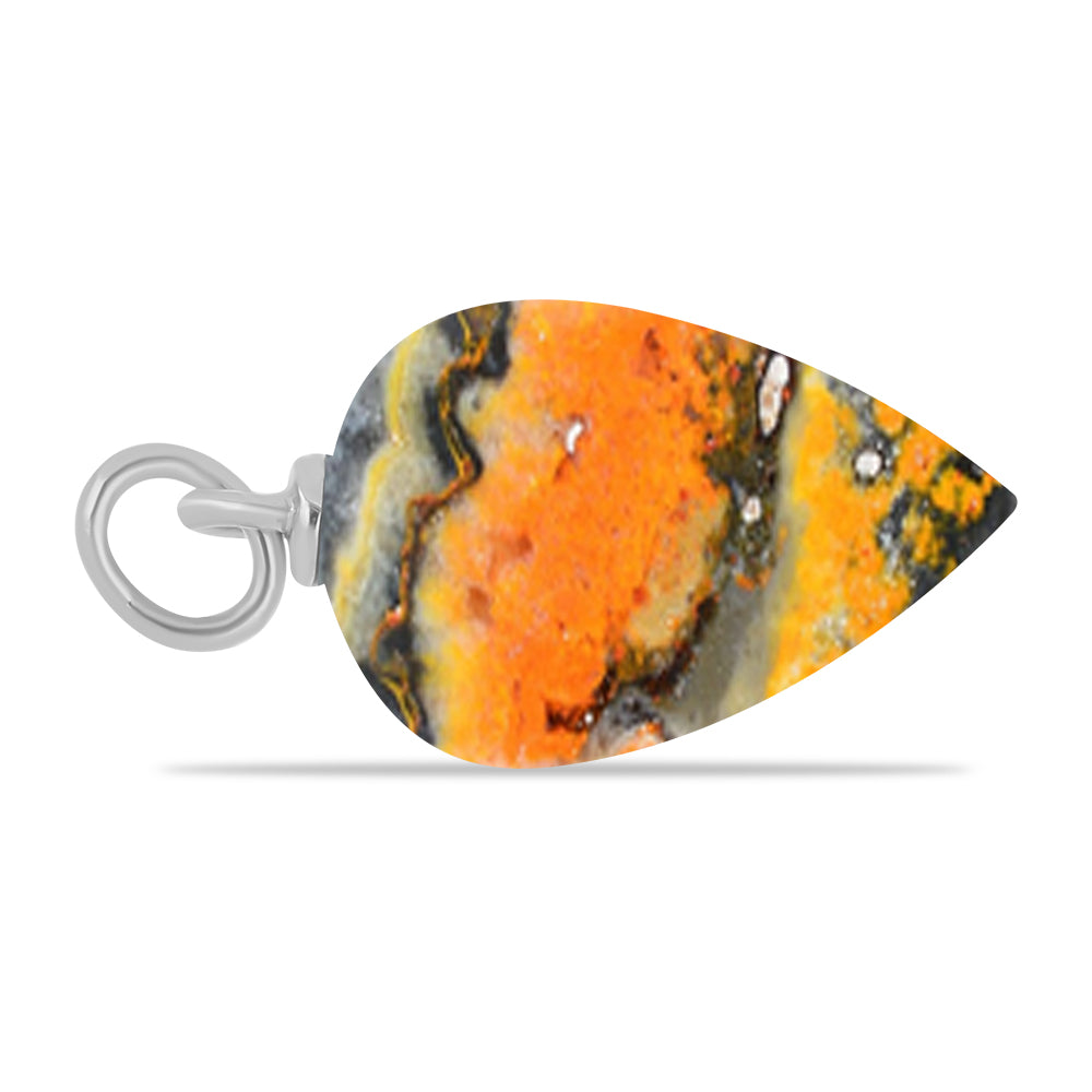 Zawieszka ze srebra próba 925 z jaspisem