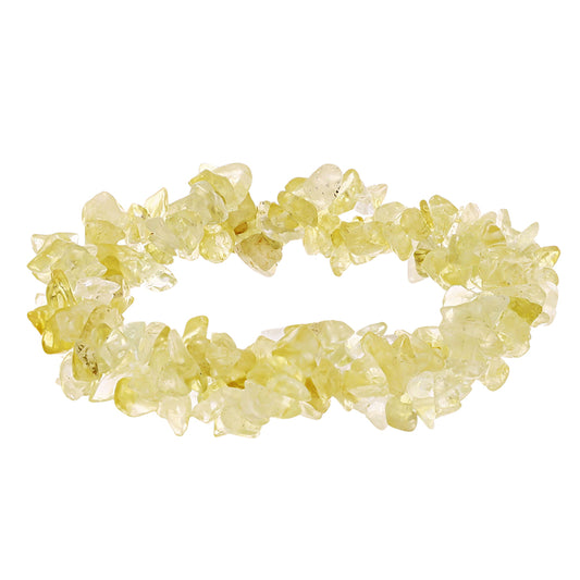 Bransoletka bryłka z cytrynem uralskim