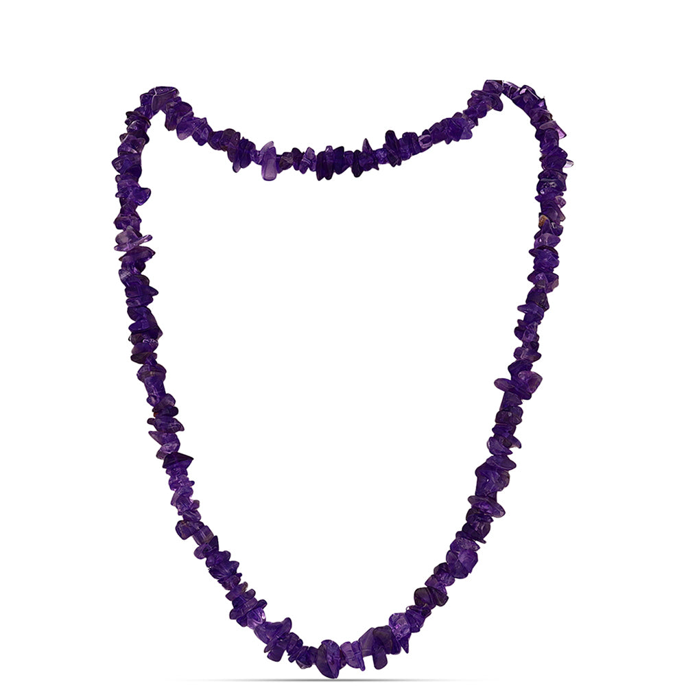 Zestaw bryłka z marokańskim ametystem ( Naszyjnik+Bransoletka )