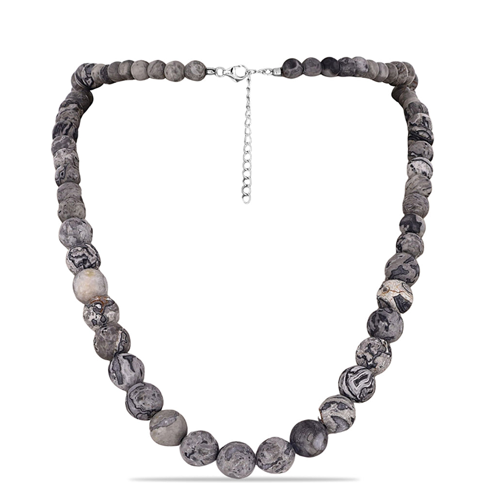 Naszyjnik bryłka z jaspisem