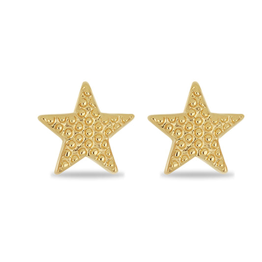 Kolczyki srebrne pozłacane