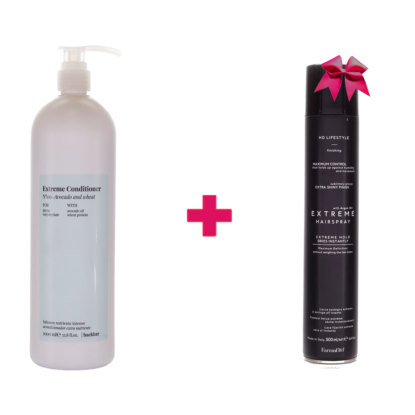 Back Bar Extreme Conditioner N°06 + Lakier do włosów Hd Life Style Extreme 500ml w prezencie