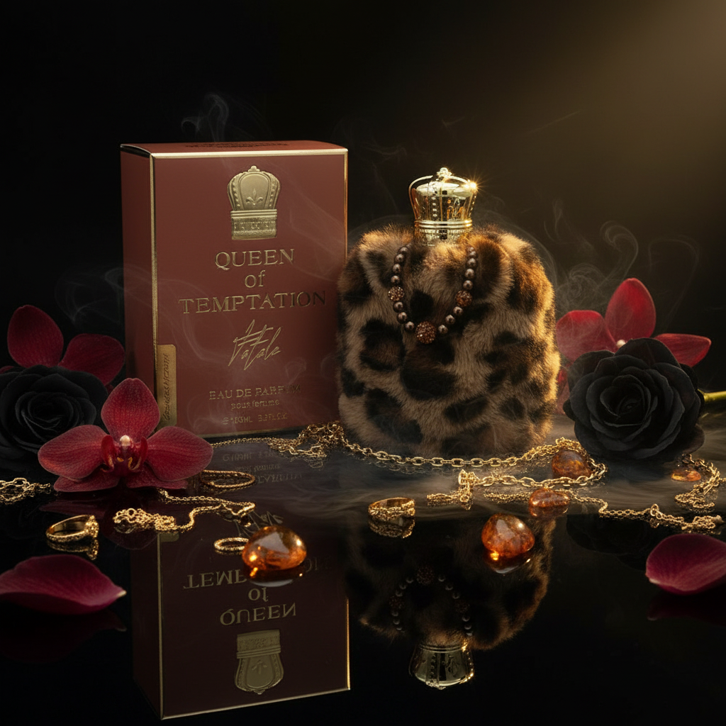 100 ml EDP QUEEN OF TEMPTATION - FATALE, bursztynowy zapach dla kobiet