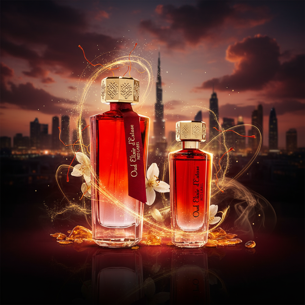 Linn Young EDP 100ml + 30ml "Oud Elixir Red" - Rodzaj bursztyn – kwiatowy