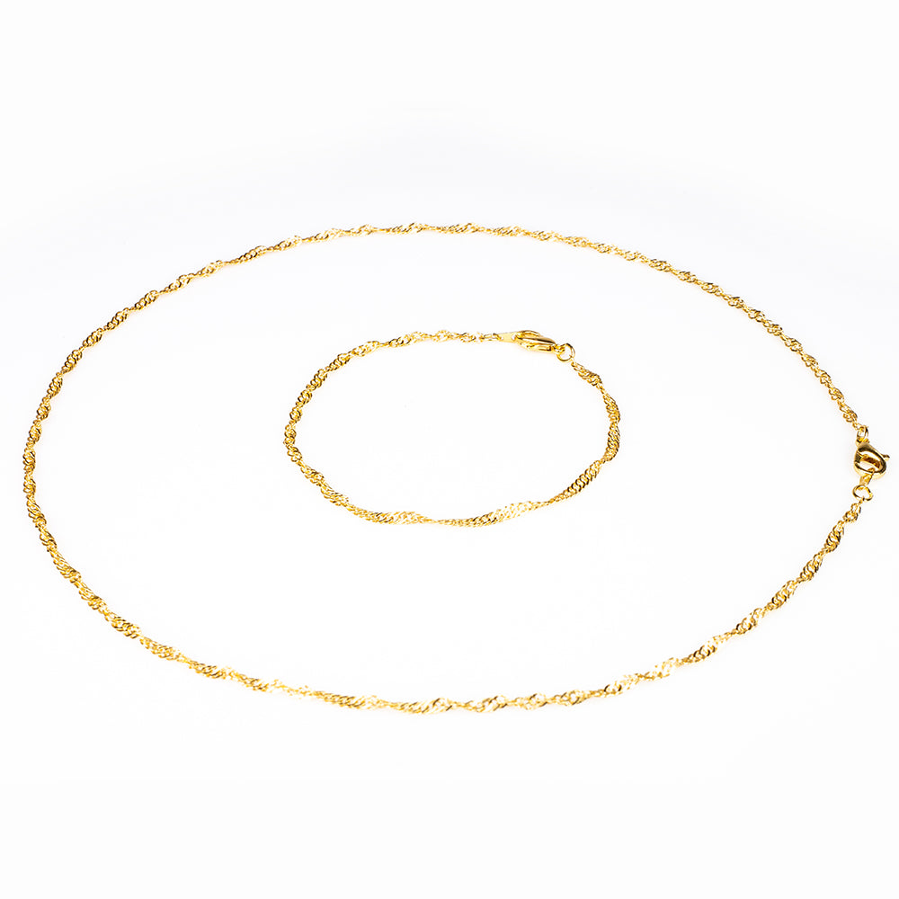 2-częściowy zestaw Naszyjnik i wisiorek do zegarka z lupą + 14-częściowy zestaw naszyjników i bransoletek w PREZENCIE