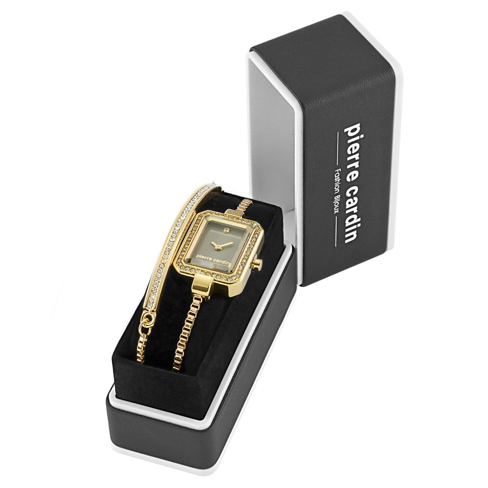 2-częściowy zestaw Pierre Cardin (zegarek, bransoletka)