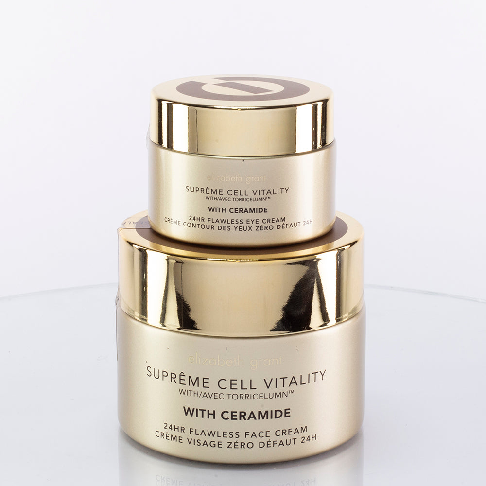 Elizabeth Grant „Supreme Cell Vitality” 24-godzinny nieskazitelny krem do twarzy i oczu z ceramidem™”