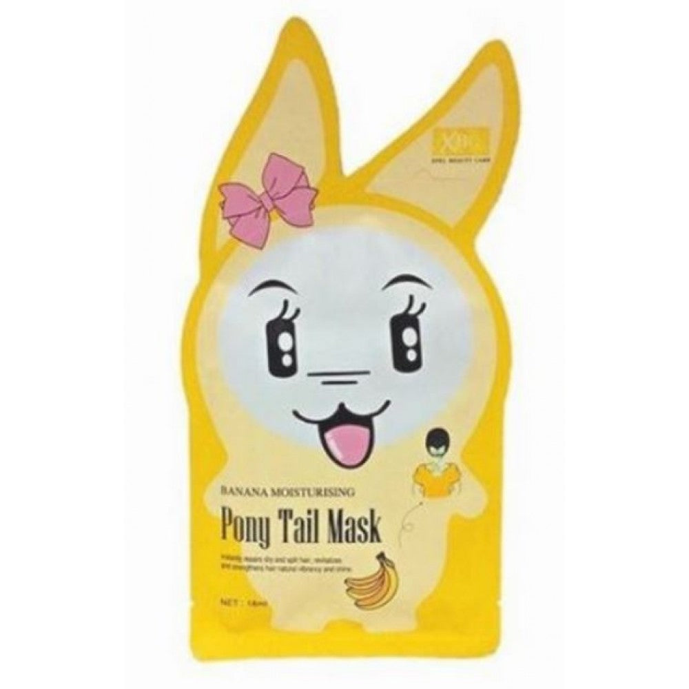 Nawilżająca maska do włosów kucyk, banan, 18 ml