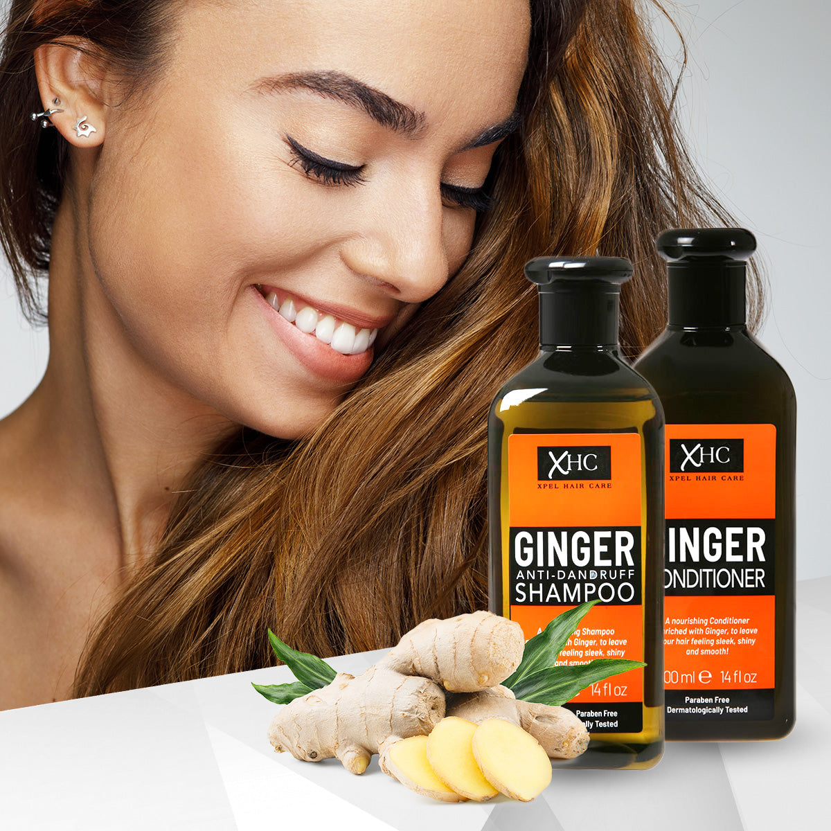 XHC Odświeżająca Odżywka do Włosów z Imbirem, 400 ml