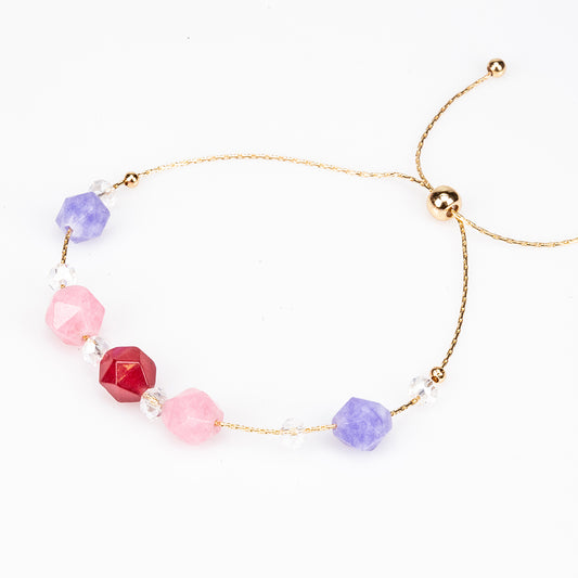 Zestaw pozłacane z turmalinem ( Naszyjnik+Kolczyki+Bransoletka )