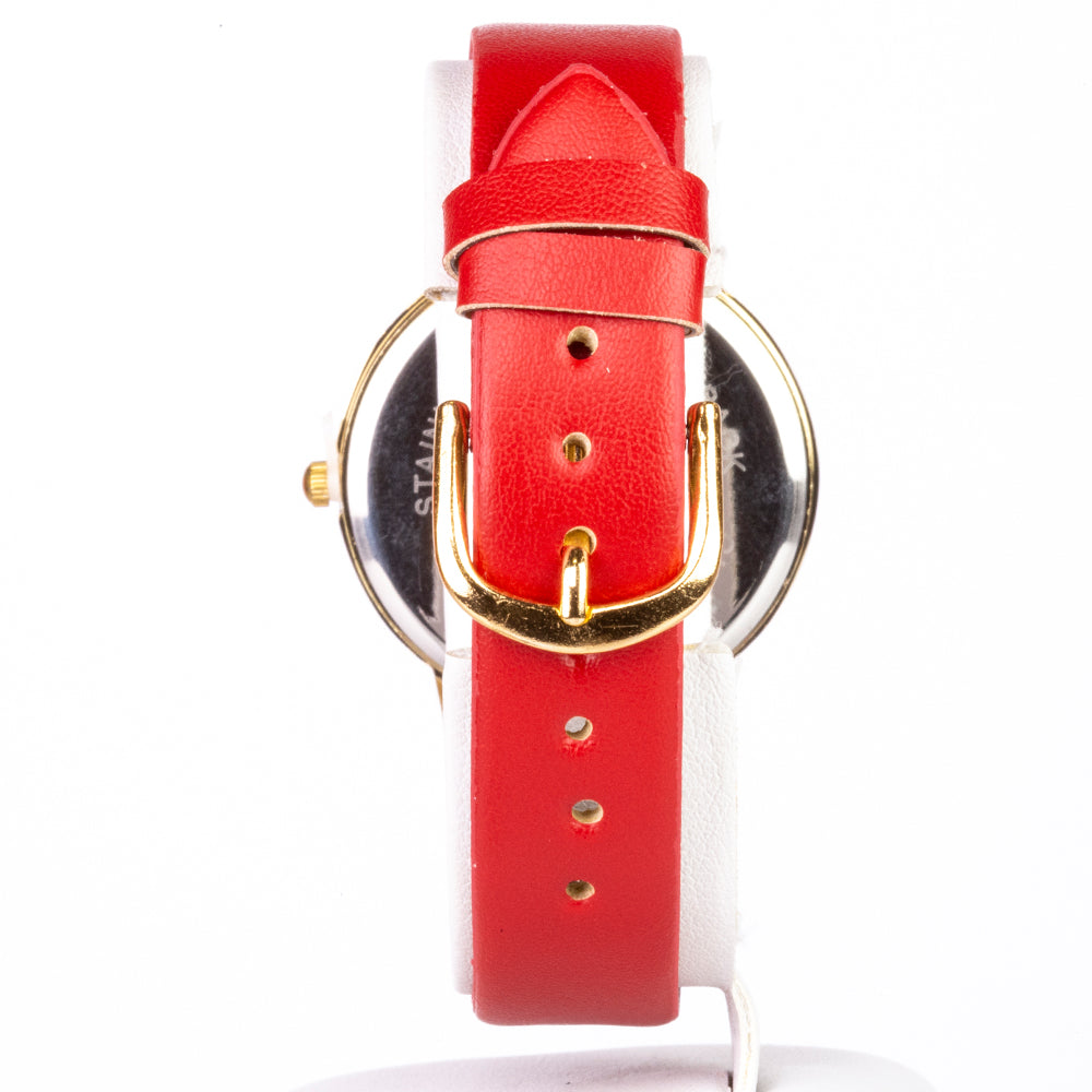 pozłacany z rubinem